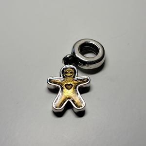 Authentic Pandora Charm Gingerbread Man
